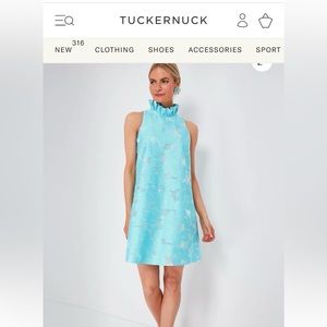 NWT Tuckernuck Cyan Fil Coupe Blythe Dress